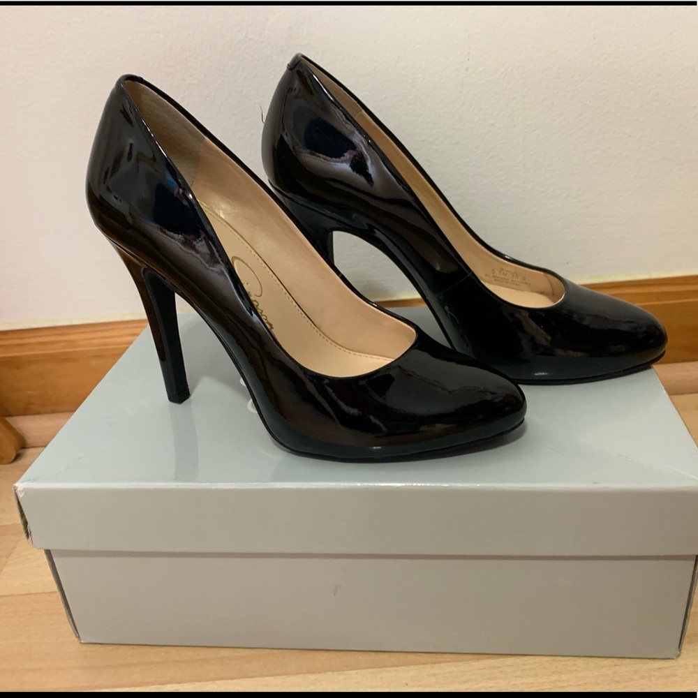 Shiny Patent Leather Formal Heels
